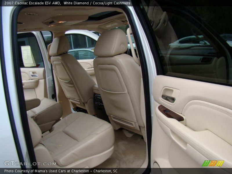 White Diamond / Cocoa/Light Cashmere 2007 Cadillac Escalade ESV AWD