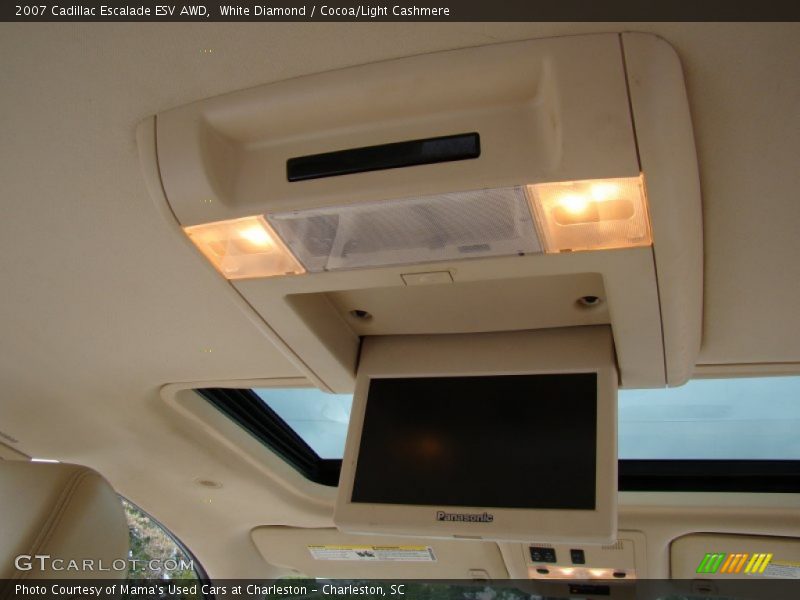 White Diamond / Cocoa/Light Cashmere 2007 Cadillac Escalade ESV AWD
