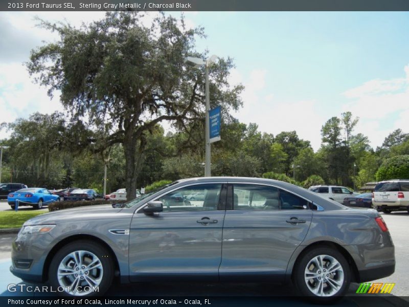 Sterling Gray Metallic / Charcoal Black 2013 Ford Taurus SEL