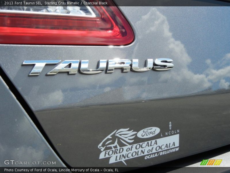 Sterling Gray Metallic / Charcoal Black 2013 Ford Taurus SEL