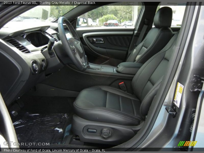 Sterling Gray Metallic / Charcoal Black 2013 Ford Taurus SEL