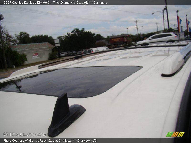 White Diamond / Cocoa/Light Cashmere 2007 Cadillac Escalade ESV AWD