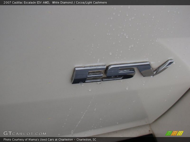 White Diamond / Cocoa/Light Cashmere 2007 Cadillac Escalade ESV AWD