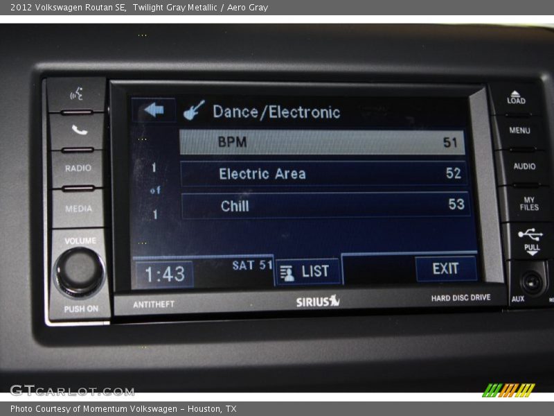 Twilight Gray Metallic / Aero Gray 2012 Volkswagen Routan SE