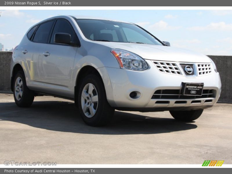 Silver Ice / Black 2009 Nissan Rogue S