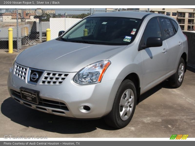 Silver Ice / Black 2009 Nissan Rogue S