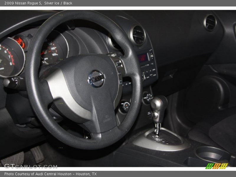 Silver Ice / Black 2009 Nissan Rogue S