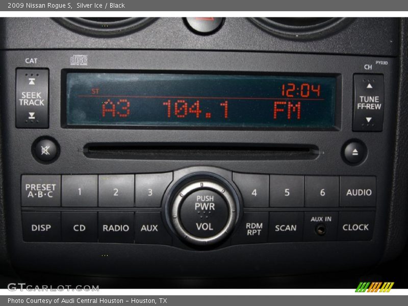 Silver Ice / Black 2009 Nissan Rogue S