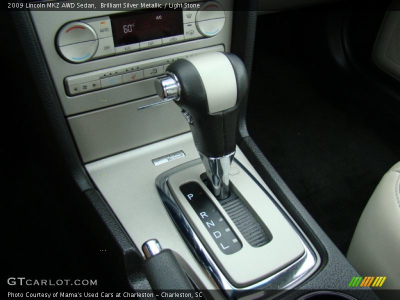 Brilliant Silver Metallic / Light Stone 2009 Lincoln MKZ AWD Sedan