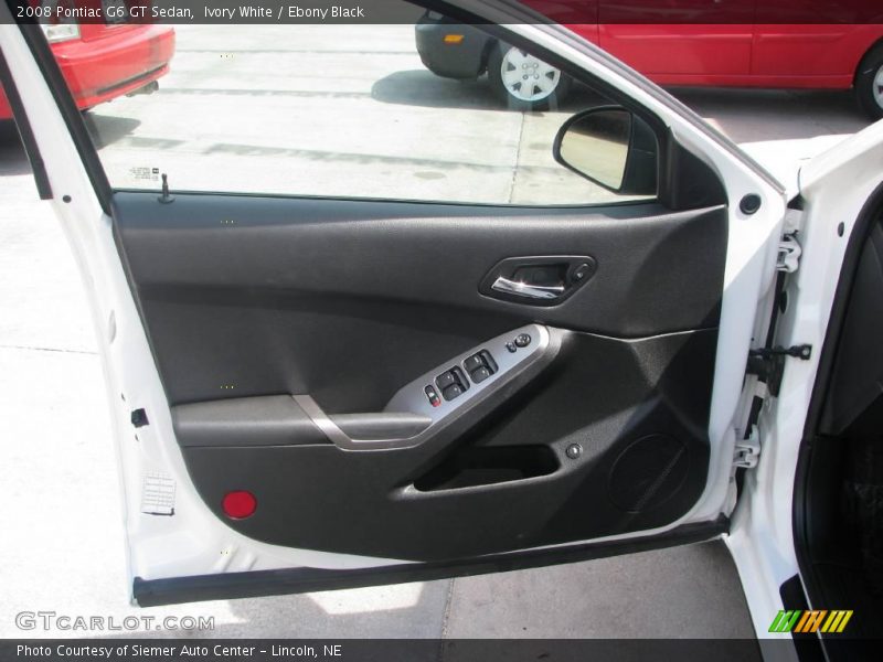 Ivory White / Ebony Black 2008 Pontiac G6 GT Sedan