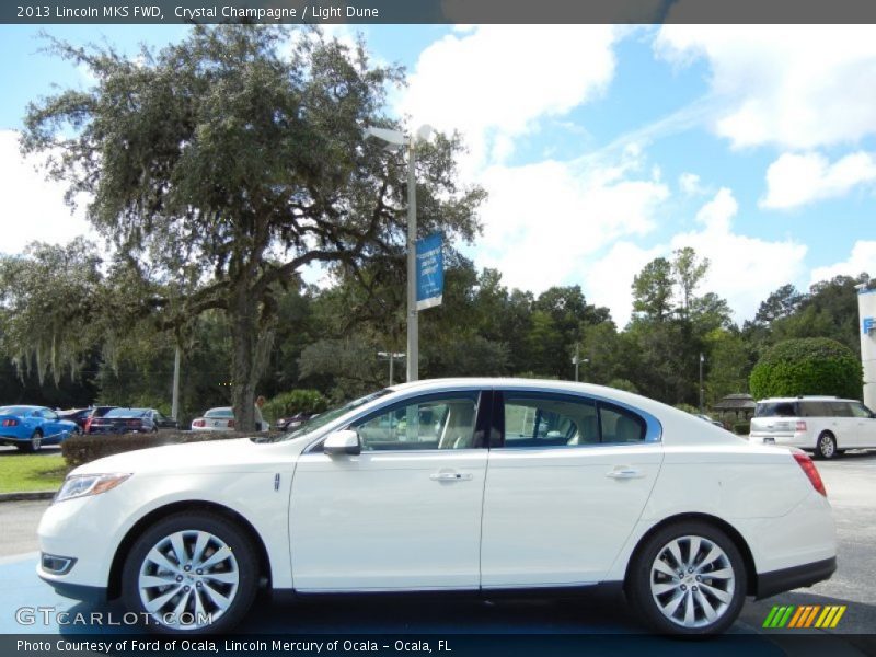 Crystal Champagne / Light Dune 2013 Lincoln MKS FWD