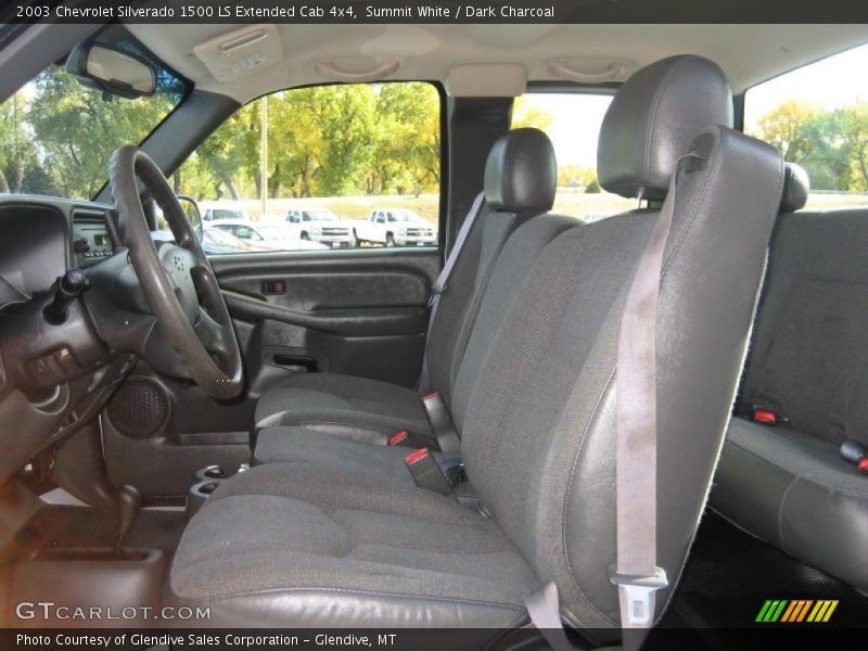 Summit White / Dark Charcoal 2003 Chevrolet Silverado 1500 LS Extended Cab 4x4