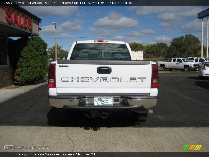 Summit White / Dark Charcoal 2003 Chevrolet Silverado 1500 LS Extended Cab 4x4