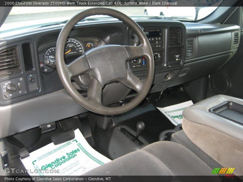 Summit White / Dark Charcoal 2006 Chevrolet Silverado 2500HD Work Truck Extended Cab 4x4