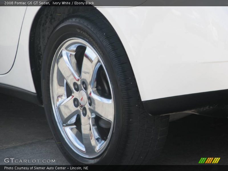 Ivory White / Ebony Black 2008 Pontiac G6 GT Sedan