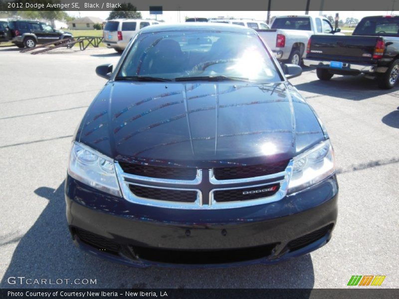 Black / Black 2012 Dodge Avenger SE
