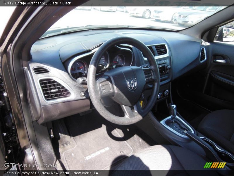 Black / Black 2012 Dodge Avenger SE