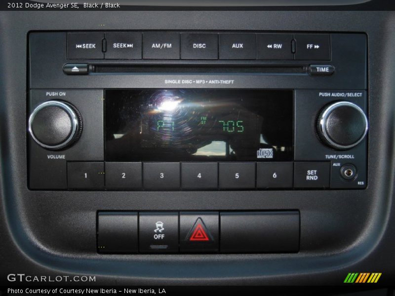 Black / Black 2012 Dodge Avenger SE