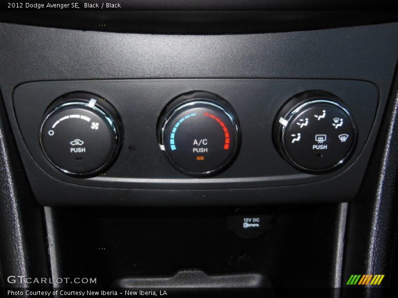 Black / Black 2012 Dodge Avenger SE