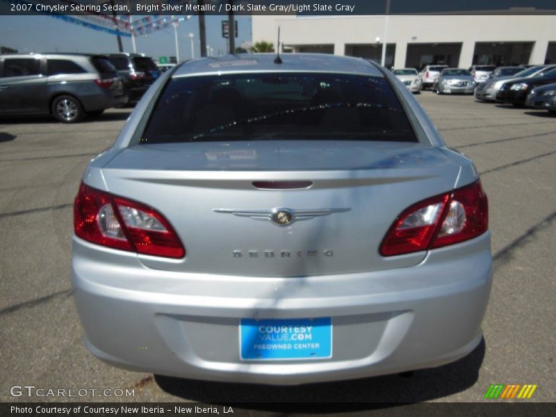 Bright Silver Metallic / Dark Slate Gray/Light Slate Gray 2007 Chrysler Sebring Sedan