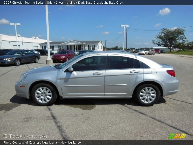 Bright Silver Metallic / Dark Slate Gray/Light Slate Gray 2007 Chrysler Sebring Sedan