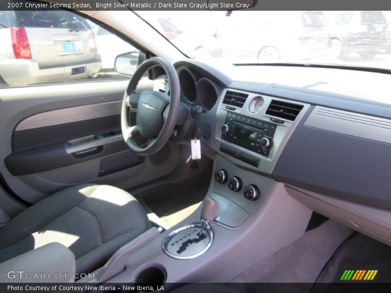 Bright Silver Metallic / Dark Slate Gray/Light Slate Gray 2007 Chrysler Sebring Sedan