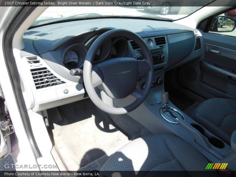 Bright Silver Metallic / Dark Slate Gray/Light Slate Gray 2007 Chrysler Sebring Sedan