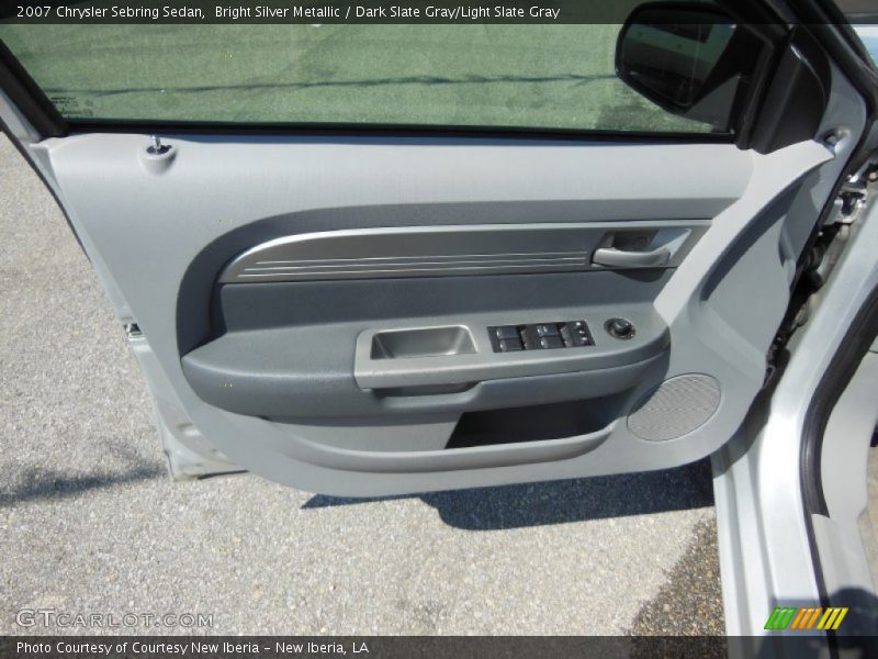 Bright Silver Metallic / Dark Slate Gray/Light Slate Gray 2007 Chrysler Sebring Sedan