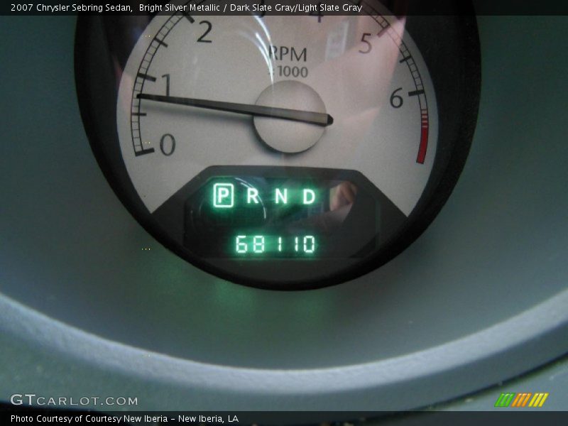 Bright Silver Metallic / Dark Slate Gray/Light Slate Gray 2007 Chrysler Sebring Sedan
