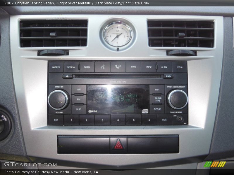 Bright Silver Metallic / Dark Slate Gray/Light Slate Gray 2007 Chrysler Sebring Sedan