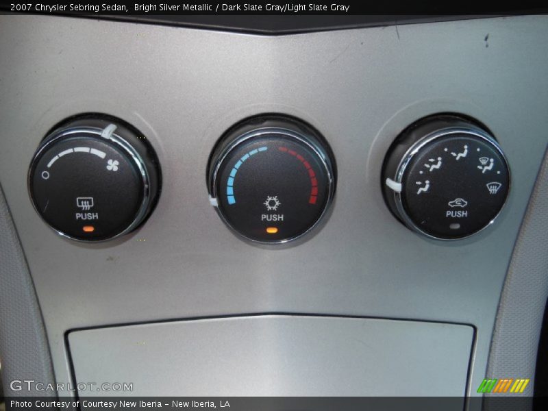 Bright Silver Metallic / Dark Slate Gray/Light Slate Gray 2007 Chrysler Sebring Sedan