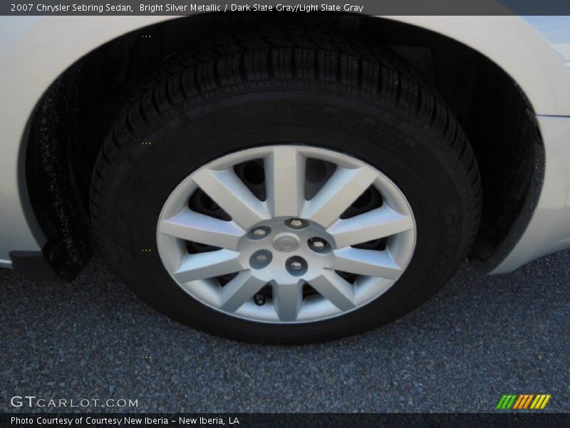 Bright Silver Metallic / Dark Slate Gray/Light Slate Gray 2007 Chrysler Sebring Sedan