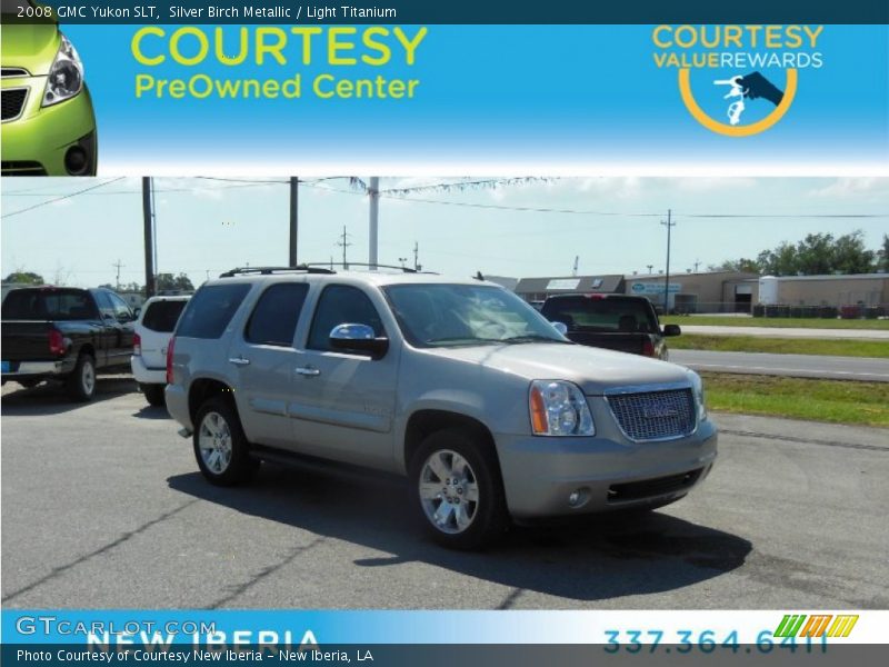 Silver Birch Metallic / Light Titanium 2008 GMC Yukon SLT
