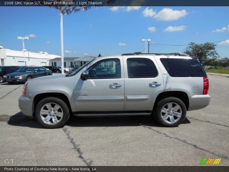 Silver Birch Metallic / Light Titanium 2008 GMC Yukon SLT