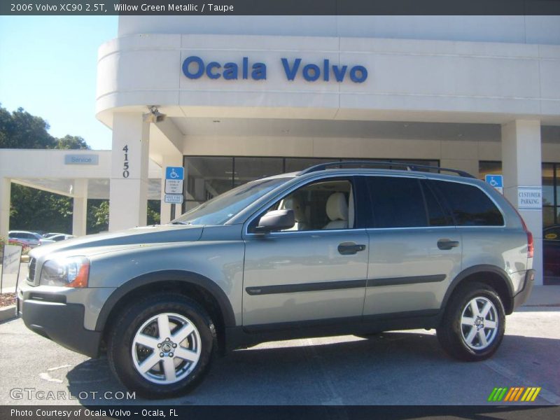 Willow Green Metallic / Taupe 2006 Volvo XC90 2.5T