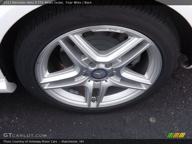 Polar White / Black 2013 Mercedes-Benz E 550 4Matic Sedan