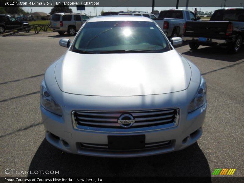 Brilliant Silver / Charcoal 2012 Nissan Maxima 3.5 S