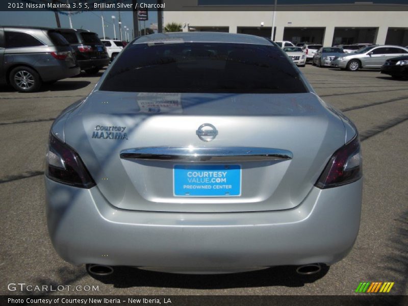 Brilliant Silver / Charcoal 2012 Nissan Maxima 3.5 S