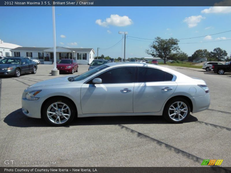 Brilliant Silver / Charcoal 2012 Nissan Maxima 3.5 S