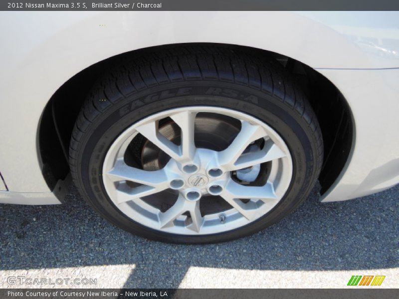 Brilliant Silver / Charcoal 2012 Nissan Maxima 3.5 S
