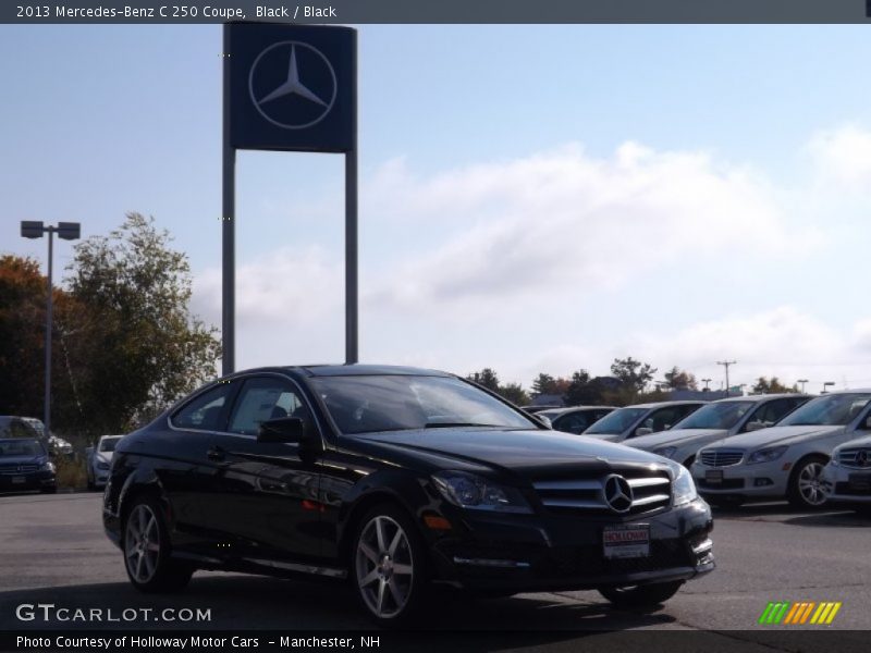 Black / Black 2013 Mercedes-Benz C 250 Coupe