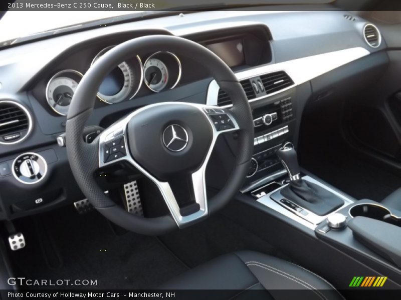 Black / Black 2013 Mercedes-Benz C 250 Coupe