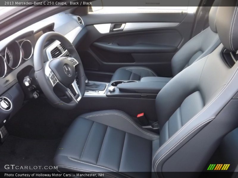 Black / Black 2013 Mercedes-Benz C 250 Coupe