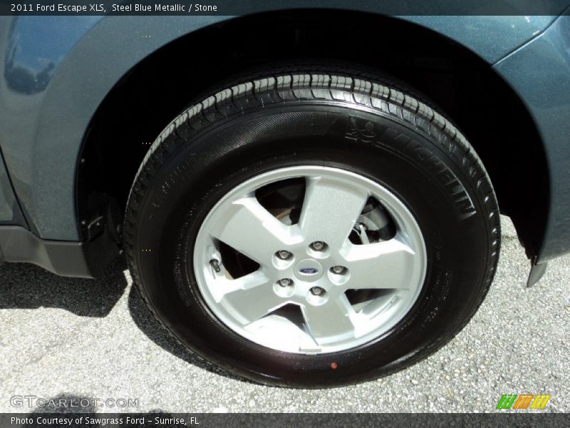 Steel Blue Metallic / Stone 2011 Ford Escape XLS