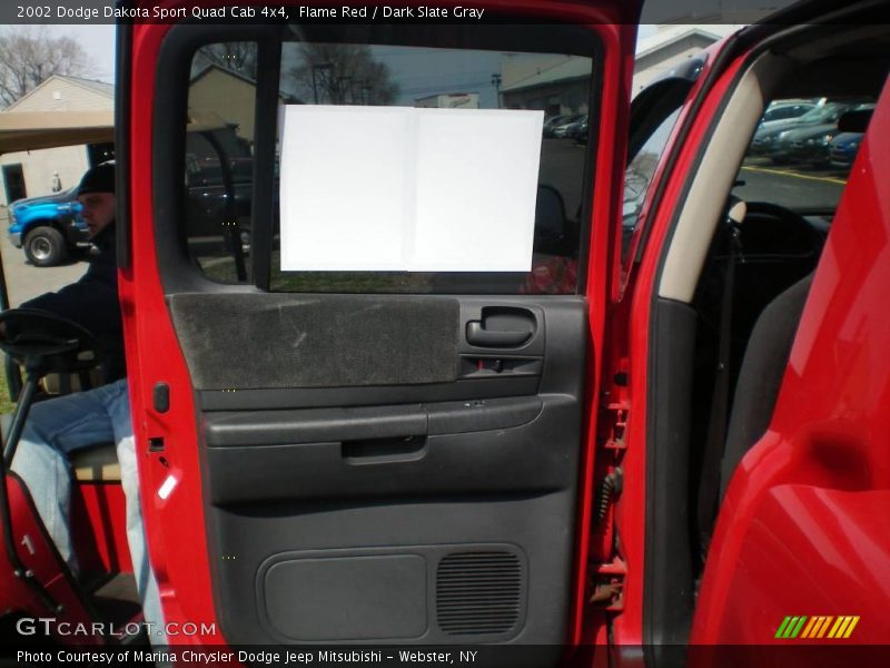 Flame Red / Dark Slate Gray 2002 Dodge Dakota Sport Quad Cab 4x4