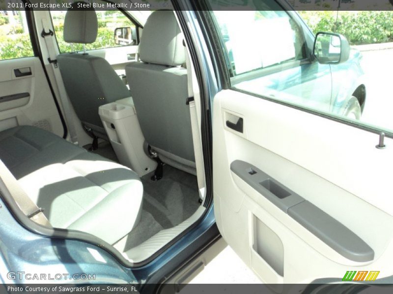Steel Blue Metallic / Stone 2011 Ford Escape XLS