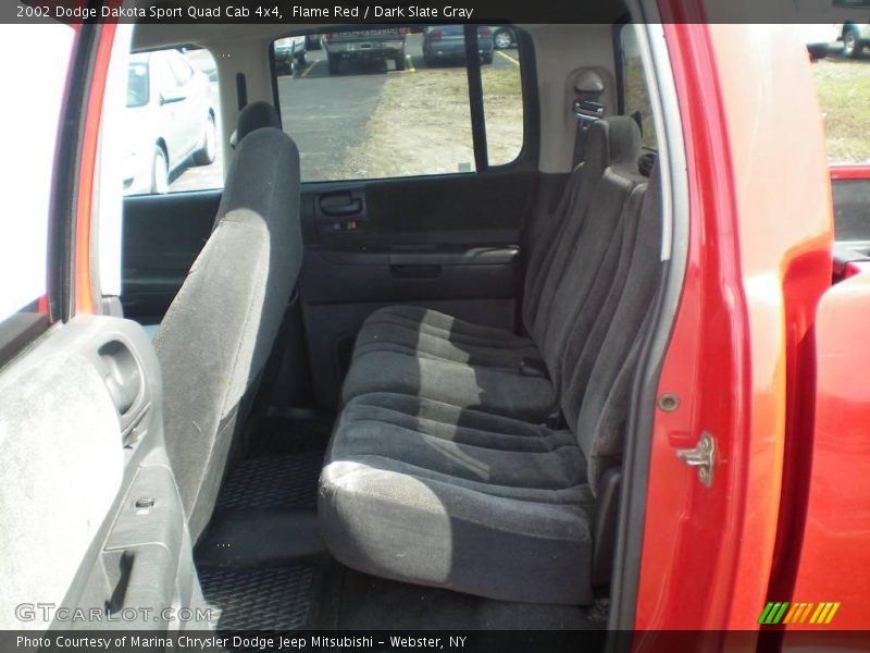 Flame Red / Dark Slate Gray 2002 Dodge Dakota Sport Quad Cab 4x4