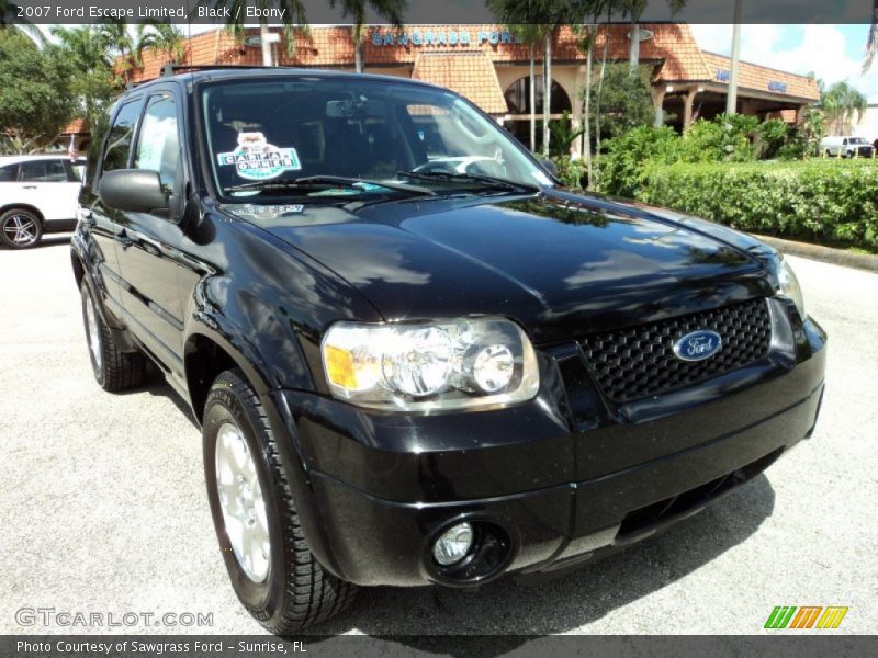 Black / Ebony 2007 Ford Escape Limited