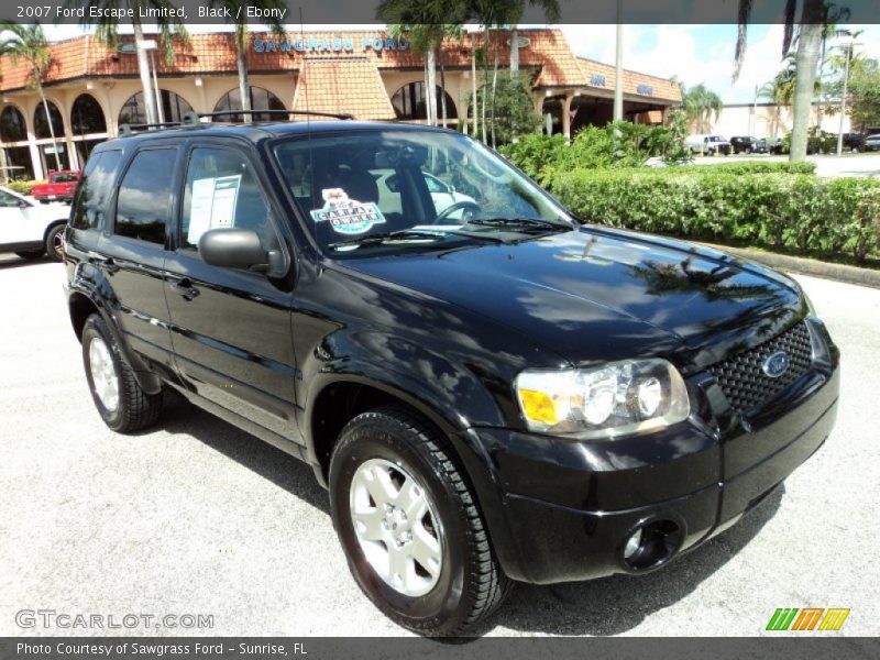 Black / Ebony 2007 Ford Escape Limited