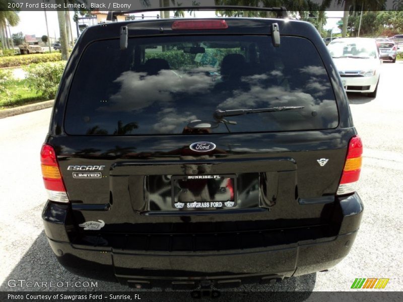Black / Ebony 2007 Ford Escape Limited